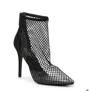 Charles David Mesh rhinestone booties. Size 8.5. Worn twice